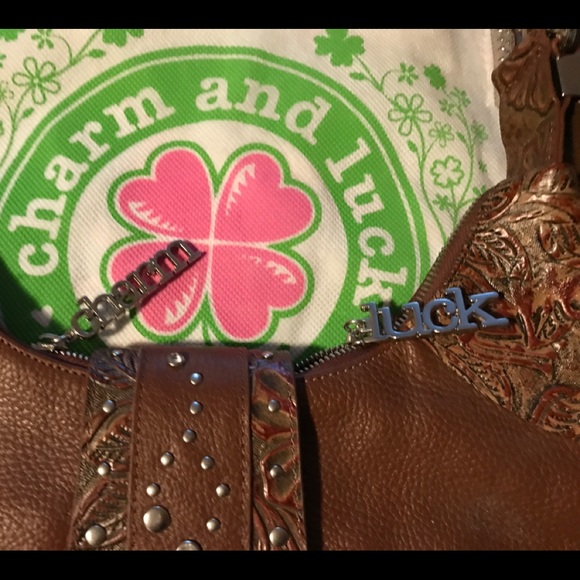 Charm and Luck Brown Southwestern Style Handbag - Brown - Picture 8 of 9